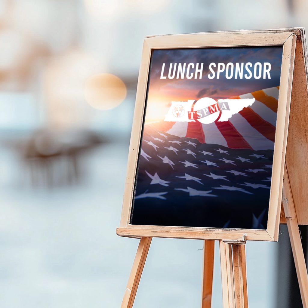 lunch sponsor sign